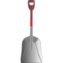 download Scoop Shovel clipart image with 315 hue color
