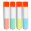 download Test Tubes With Caps clipart image with 135 hue color