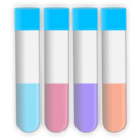 download Test Tubes With Caps clipart image with 315 hue color