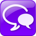 download Chat Button clipart image with 270 hue color