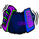 download Acordion clipart image with 225 hue color
