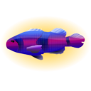 download Colourful Fish clipart image with 225 hue color