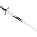 download Sword clipart image with 45 hue color