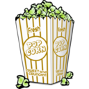 download Popcorn clipart image with 45 hue color