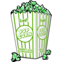 download Popcorn clipart image with 90 hue color