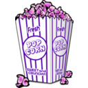 download Popcorn clipart image with 270 hue color