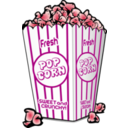 download Popcorn clipart image with 315 hue color