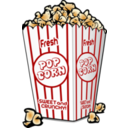 download Popcorn clipart image with 0 hue color