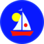 Sailboat And Sun