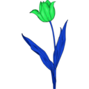 download Colored Tulip clipart image with 135 hue color