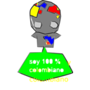 download Soy 100 Colombiano clipart image with 0 hue color