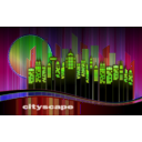 download Cityscape clipart image with 45 hue color