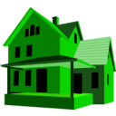 download House clipart image with 45 hue color