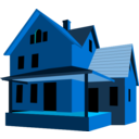 download House clipart image with 135 hue color