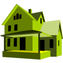 download House clipart image with 0 hue color