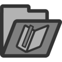 download Ftbookmark Folder clipart image with 180 hue color