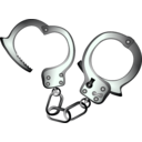 download Handcuffs clipart image with 90 hue color
