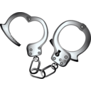 download Handcuffs clipart image with 135 hue color