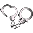 download Handcuffs clipart image with 270 hue color
