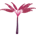 download Palm Tree clipart image with 270 hue color