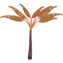 download Palm Tree clipart image with 315 hue color