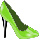 download Red Shoe clipart image with 90 hue color