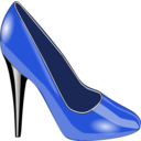 download Red Shoe clipart image with 225 hue color
