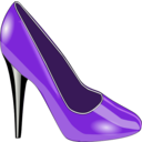 download Red Shoe clipart image with 270 hue color