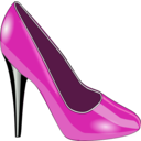 download Red Shoe clipart image with 315 hue color