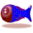 download Babyfish clipart image with 180 hue color