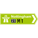 download Roadsign Motorway On clipart image with 225 hue color
