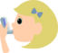 Girl With Asthma Spray