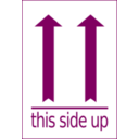 download Side Up Label clipart image with 315 hue color