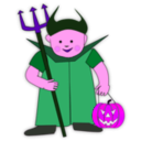 download Trick Or Treat 2 clipart image with 270 hue color