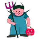 download Trick Or Treat 2 clipart image with 315 hue color