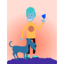 download Aimal Lover clipart image with 180 hue color