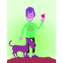 download Aimal Lover clipart image with 270 hue color