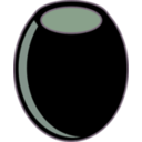 download Black Olive clipart image with 90 hue color