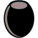 download Black Olive clipart image with 315 hue color