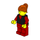 Lego Town Businesswoman