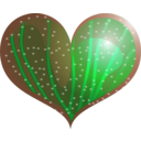 download Red Heart clipart image with 135 hue color