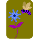 download A Bee clipart image with 225 hue color