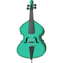 download Cello clipart image with 135 hue color