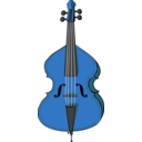download Cello clipart image with 180 hue color