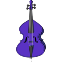 download Cello clipart image with 225 hue color
