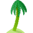 download Palm Tree clipart image with 45 hue color