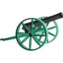 download Cannon clipart image with 135 hue color