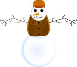 Snowman With Clothes