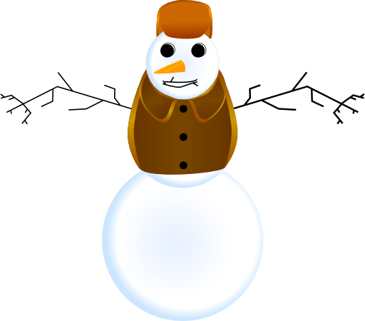 Snowman With Clothes
