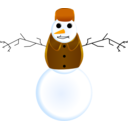 Snowman With Clothes